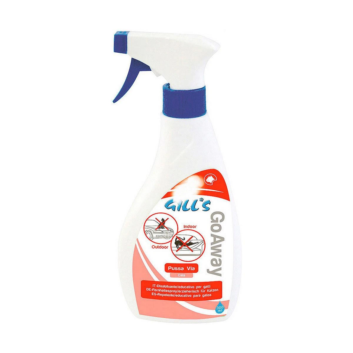 Croci Spa GILL'S PUSSA VIA atbaidymo priemonė katėms 300ml