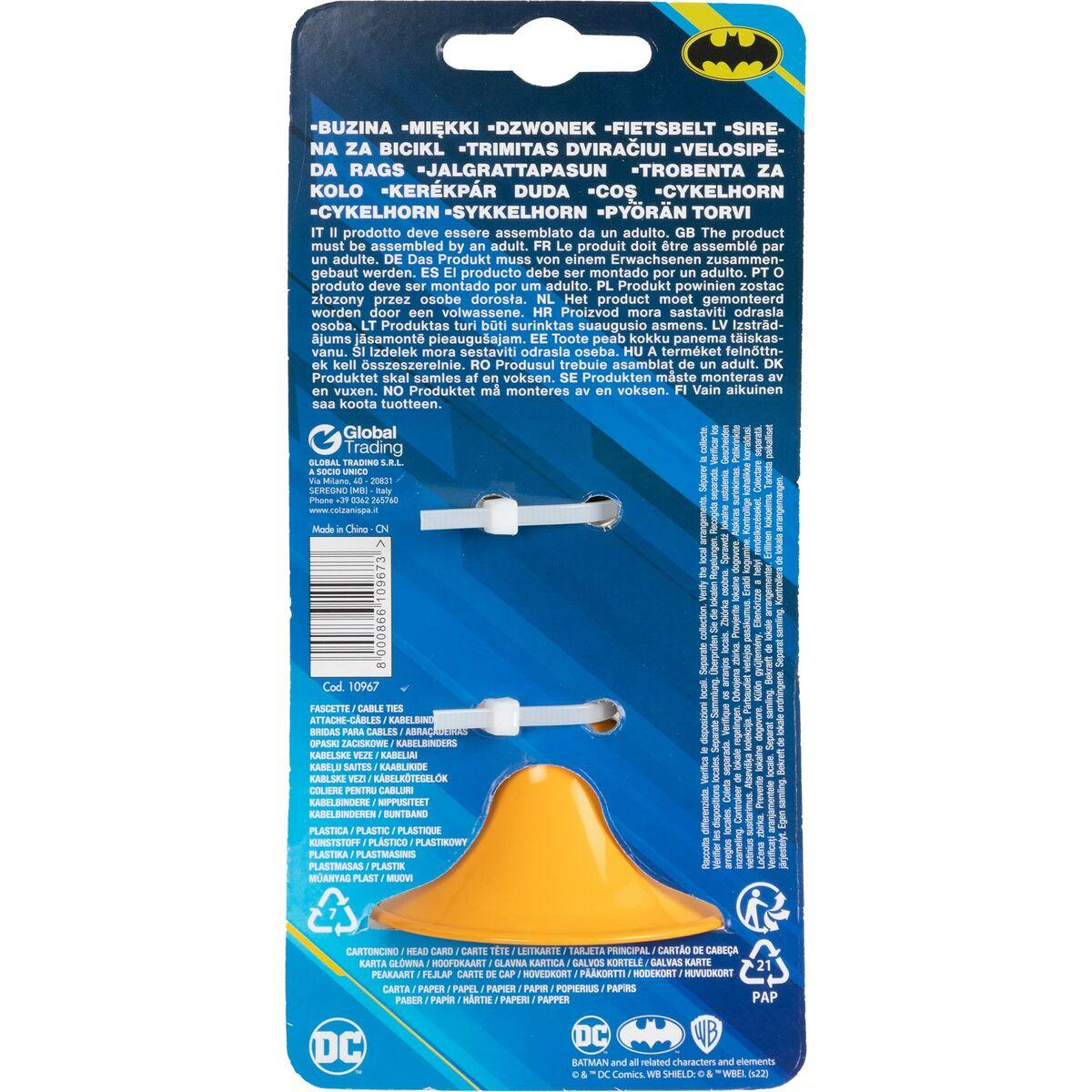 GT Quad - Karteris - Bugis Tataway Trompetė Vaikiškas Dviratis Batman Šikšnosparnis Superherojus DC Comics Juoda Geltona Dviratis