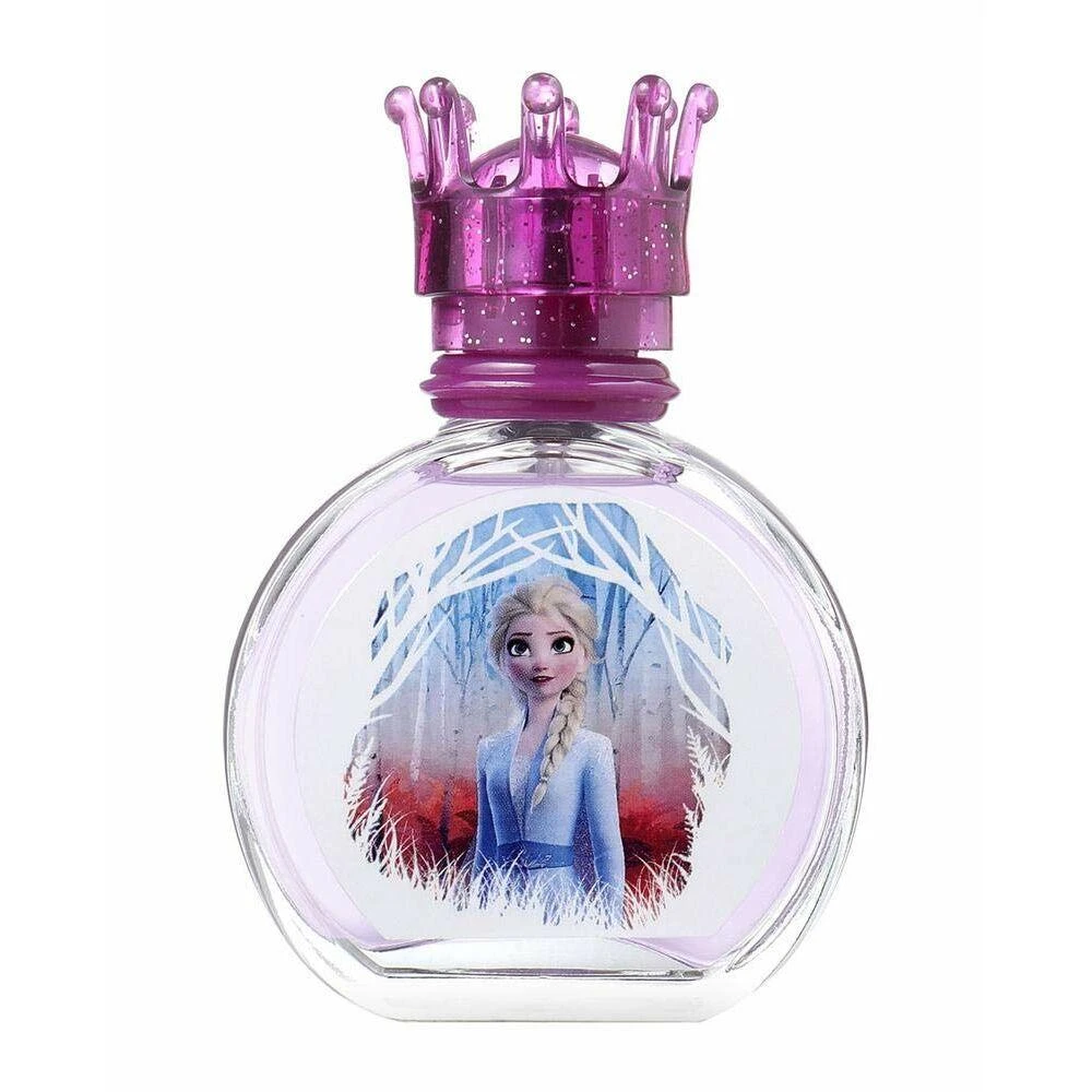 Disney Frozen II vaikiškos kosmetikos rinkinys (EDT tualetinis vanduo, 50 ml + dušo želė, 100 ml + kosmetinė)