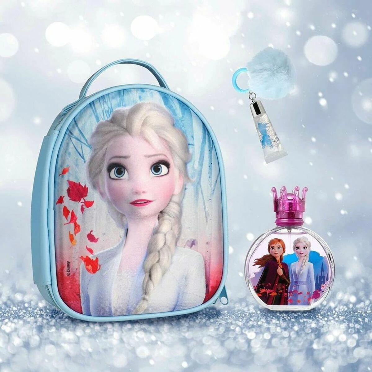 Fragrances For Children 3 dalių rinkinys Disney Frozen II Backpack Eau De Toilette Purškiklis, 100ml