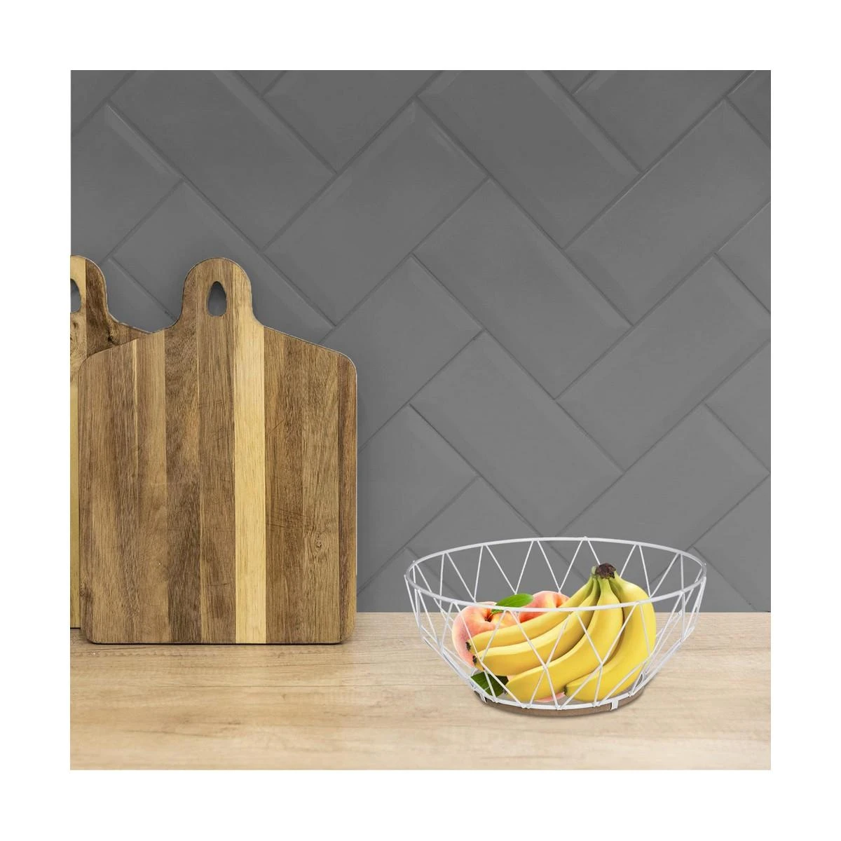 Secret De Gourmet Vaisių krepšelis, metalinis, Ø 28 cm