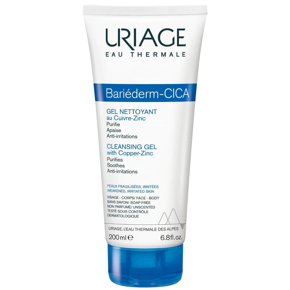 "Uriage Bariéderm-Cica" prausimosi gelis 200ml