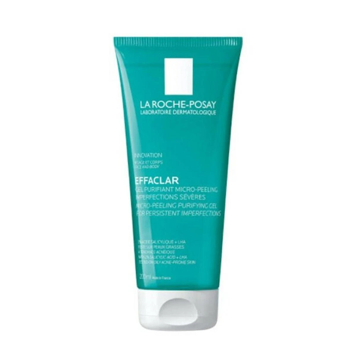 La Roche Posay Effaclar Micro-Peeling Purifying Gel šveičiamasis veido ir kūno prausiklis, 200 ml