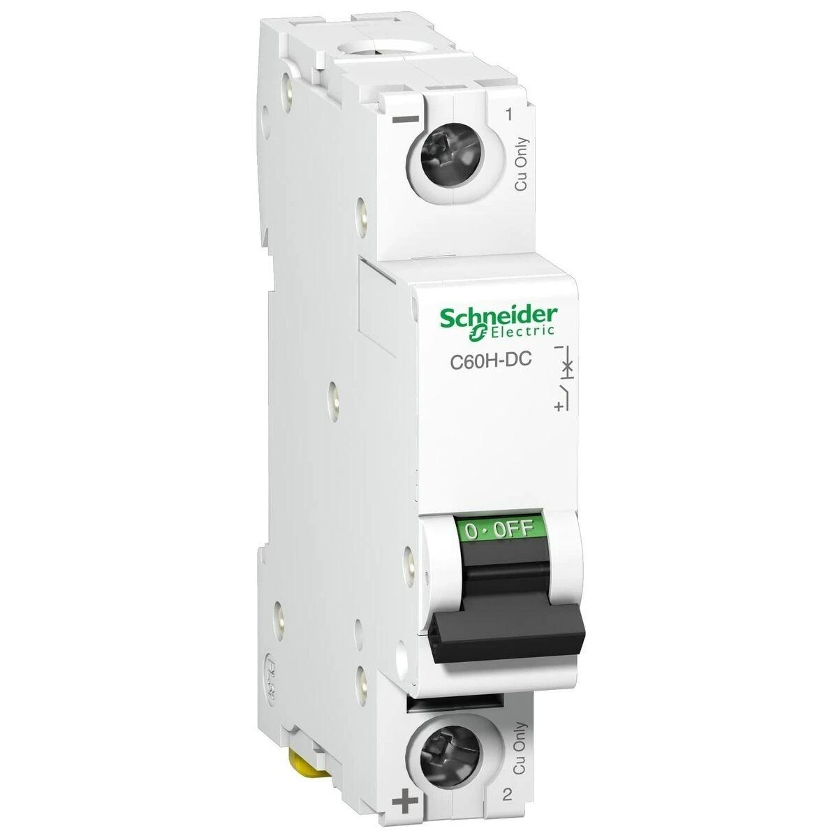 „Schneider Electric“ grandinės pertraukiklis 1P C 10A DC 6kA C60H-DC-C10 (A9N61508)