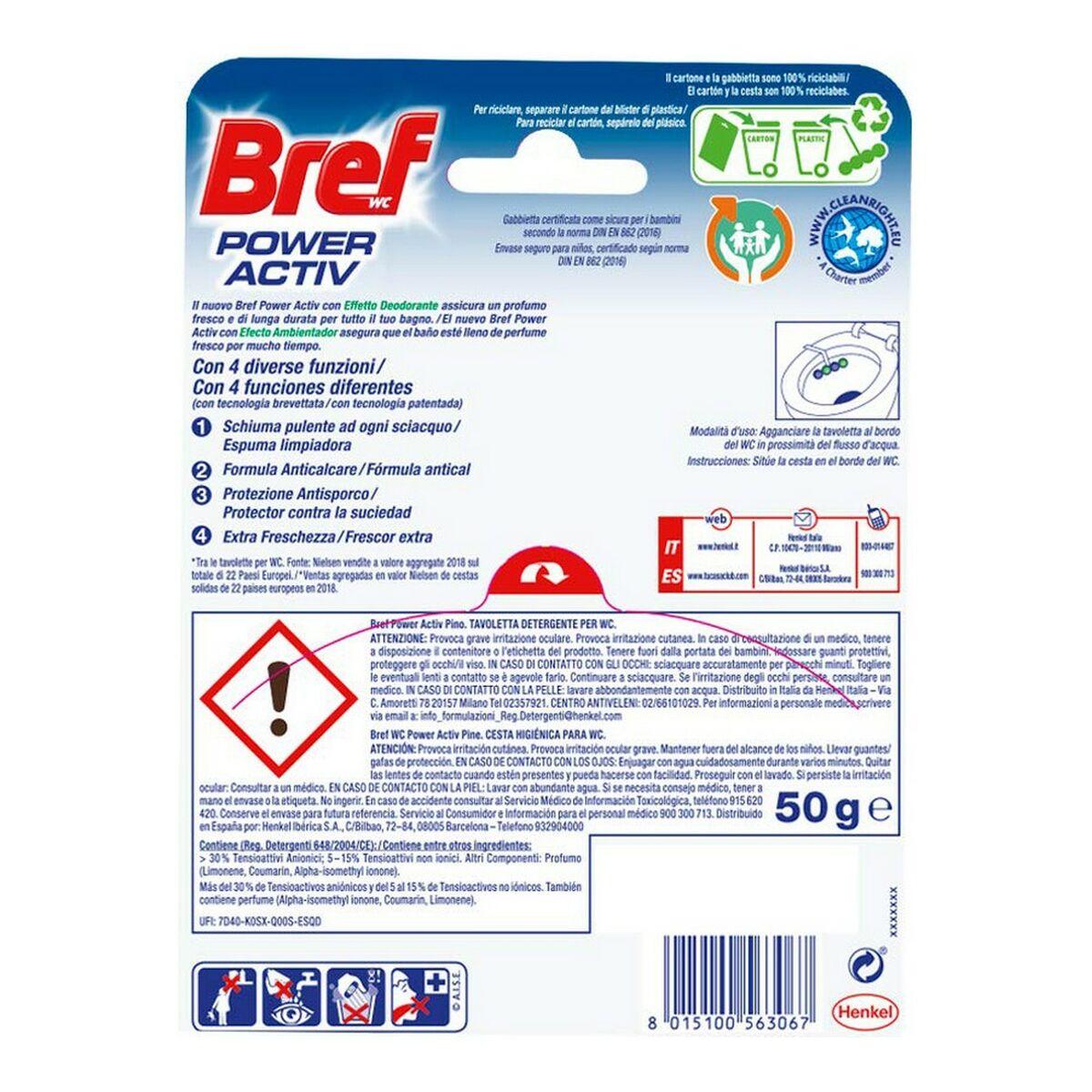 Dėklas valiklis WC Bref Power Activ Pušis (2 uds)