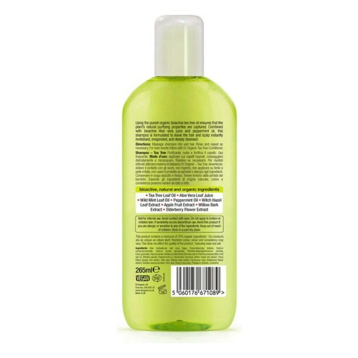 Dr. organic Dr.Organic arbatmedžio šampūnas 265ml