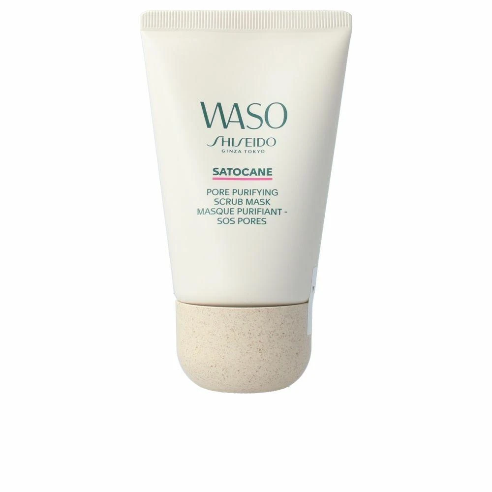 Shiseido Waso Satocane Pore Purifying Scrub Mask šveičiamoji veido kaukė, 80 ml