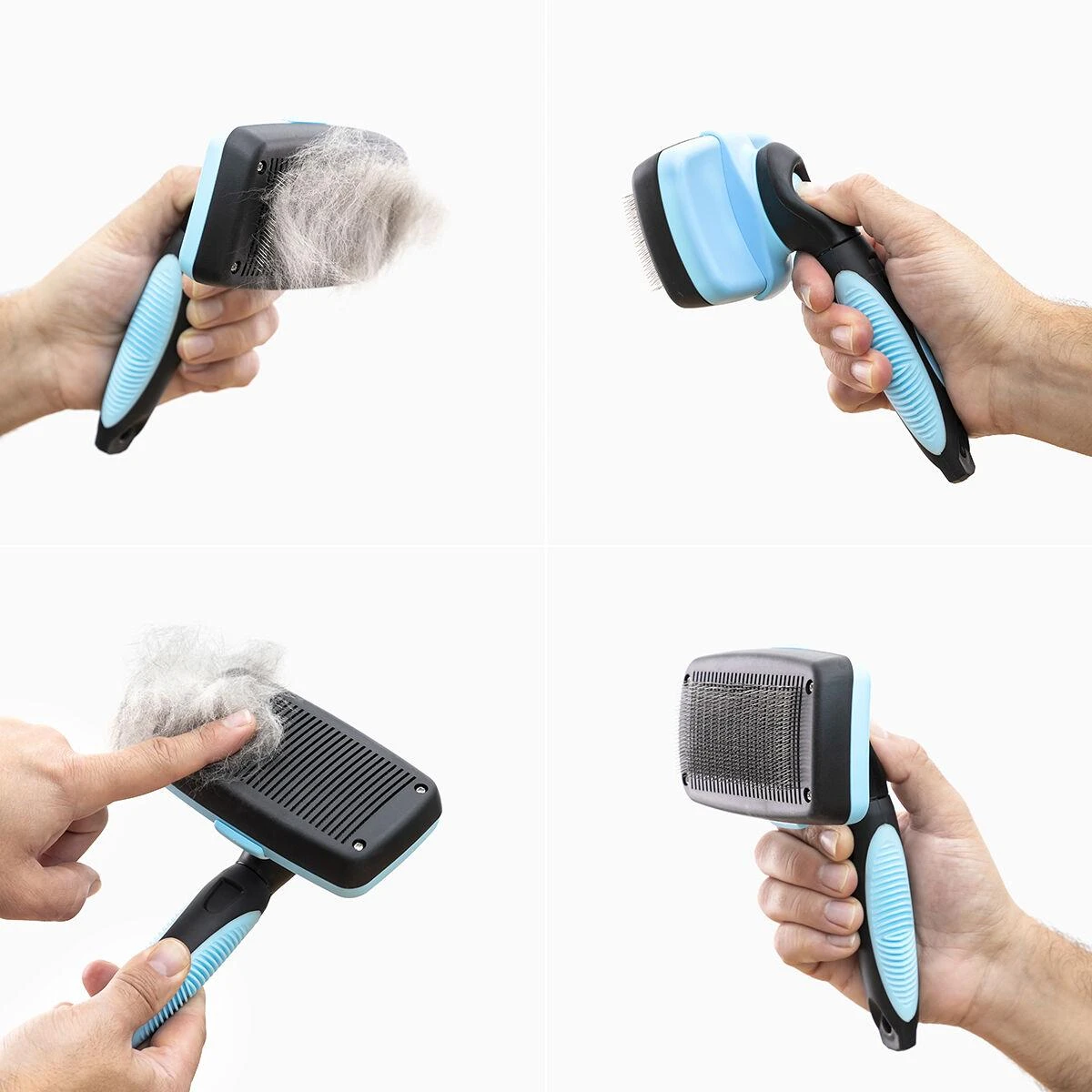 InnovaGoods vielinis naminių gyvūnėlių šepetys su ištraukiamais šereliais Groombot InnovaGoods