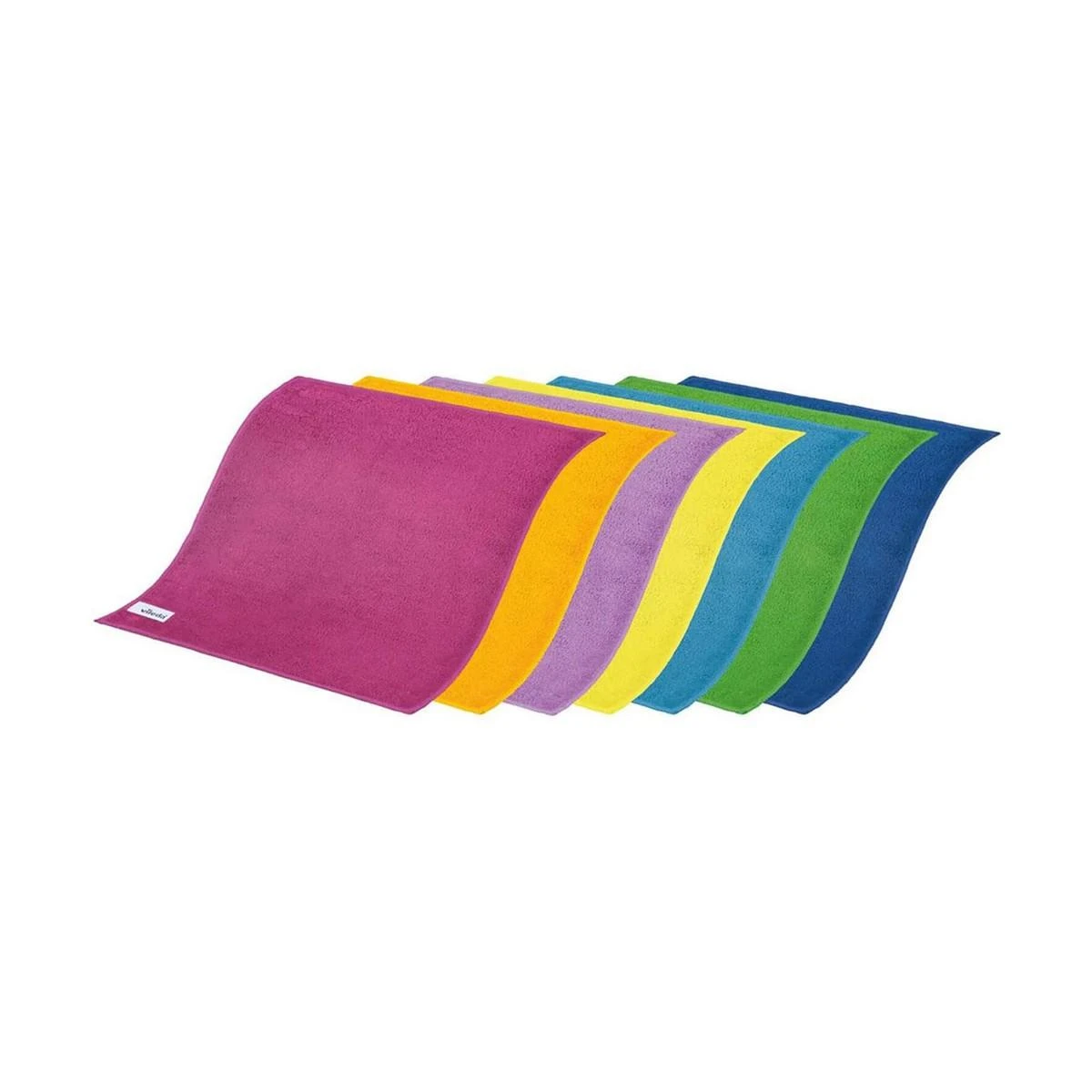 Mikropluošto šluostės VILEDA Microfibre Colors, 8 vnt.
