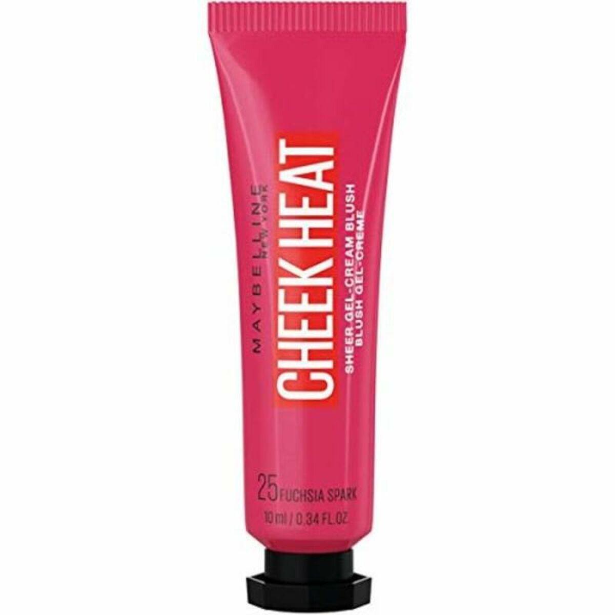 "Maybelline Cheek Heat" geliniai kreminiai skaistalai "20 Rose Flash