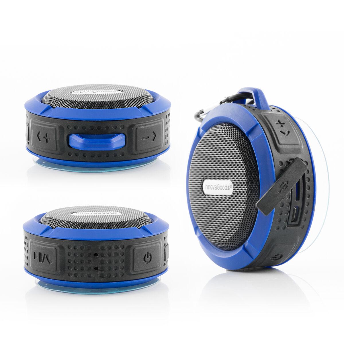 Vandeniui atsparus nešiojamas belaidis garsiakalbis DropSound InnovaGoods