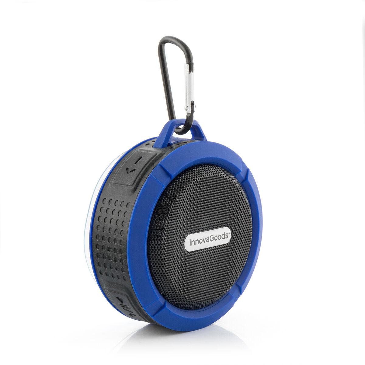 Vandeniui atsparus nešiojamas belaidis garsiakalbis DropSound InnovaGoods