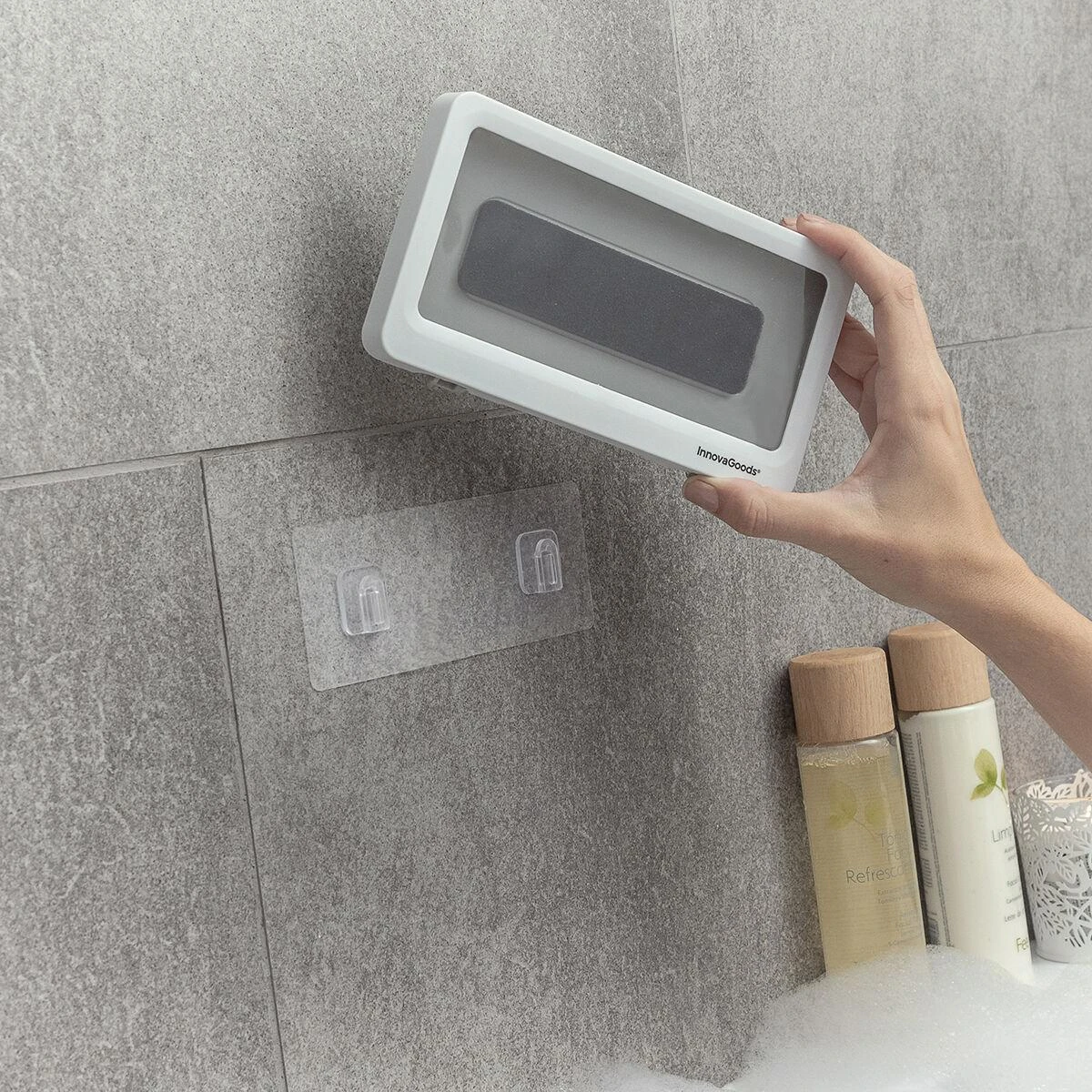 Vandeniui atsparus sieninis dėklas išmaniajam telefonui Cashower InnovaGoods