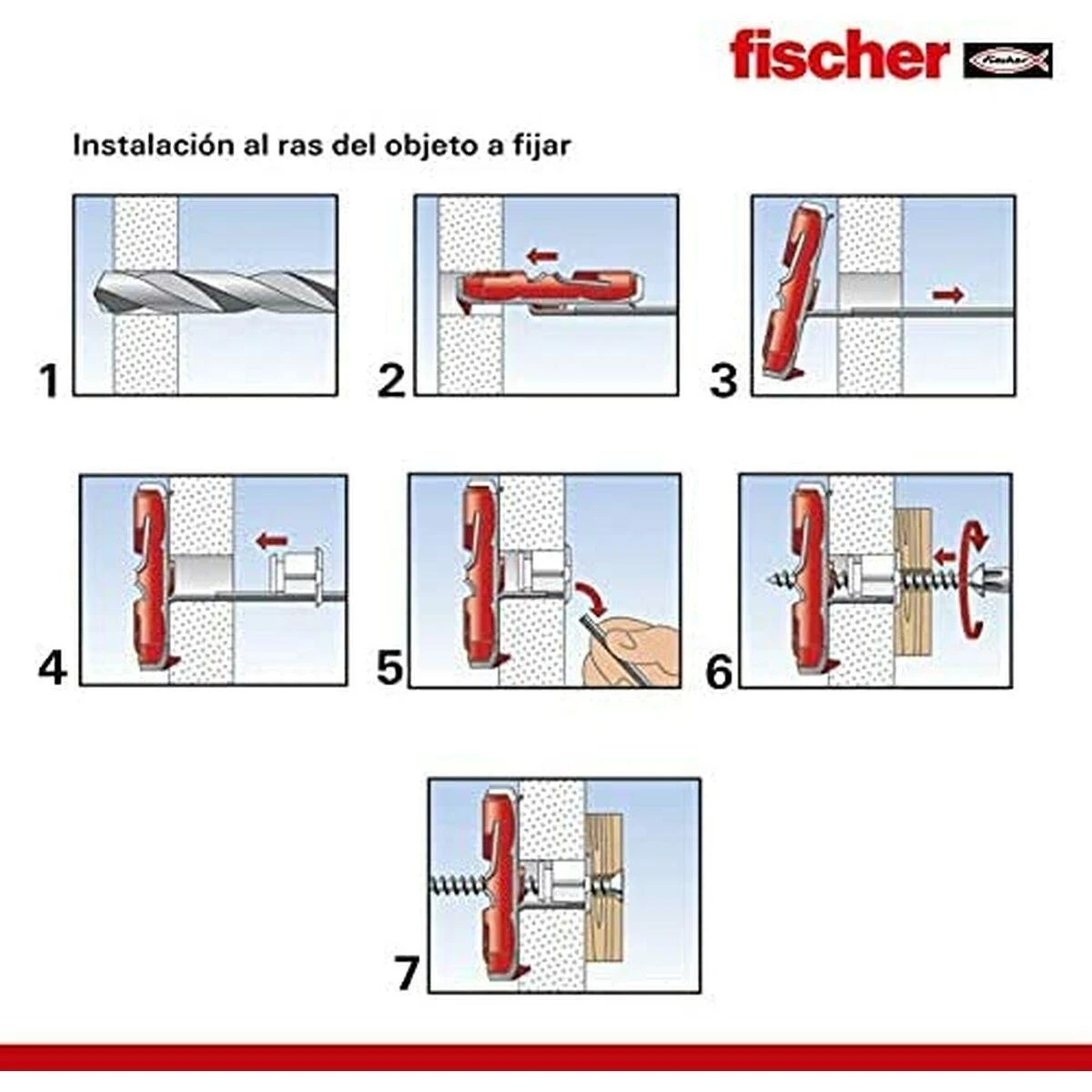 Kaištis Fischer DuoTec, 39 mm x 10 mm, 2 vnt.