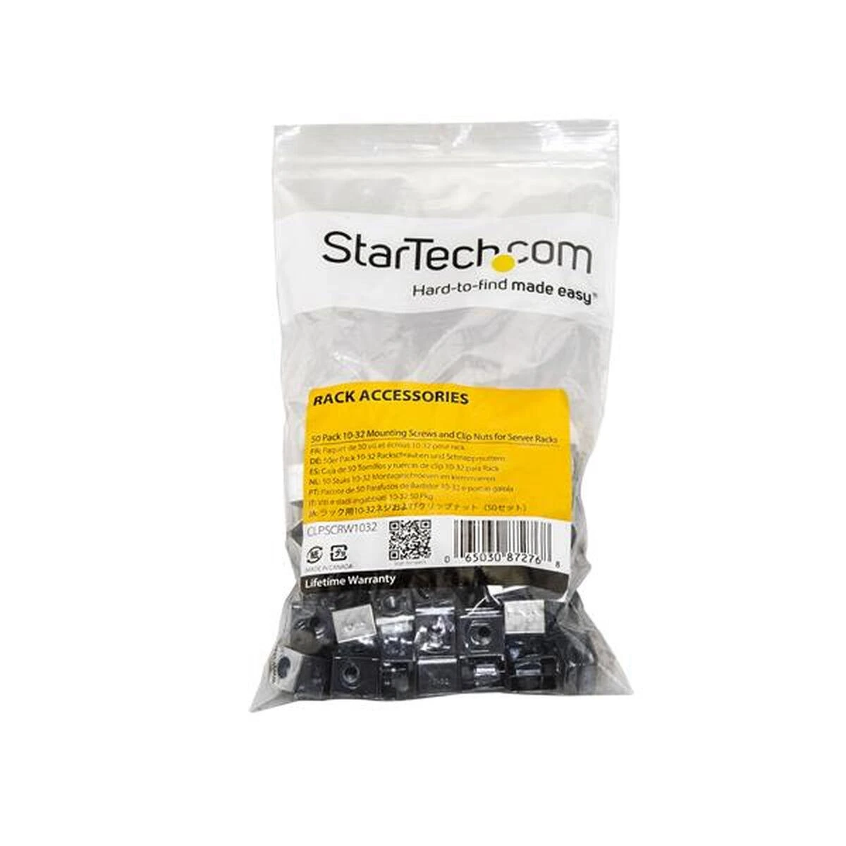 StarTech Rinkinys varžtai 10-32/veržlės - 50 komplektų (CLPSCRW1032)