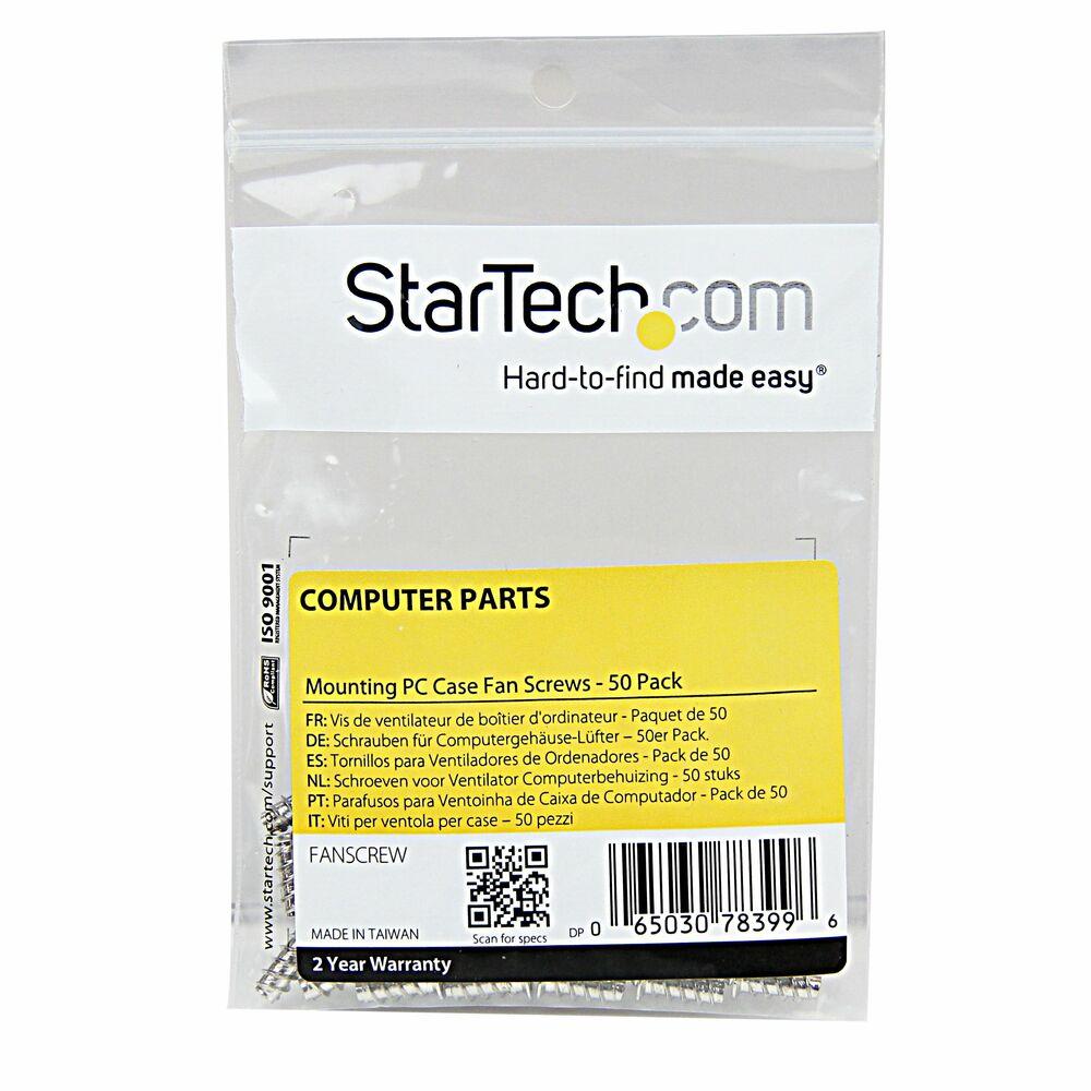 „StarTech“ ventiliatoriaus varžtai 50 vnt (FANSCREW)