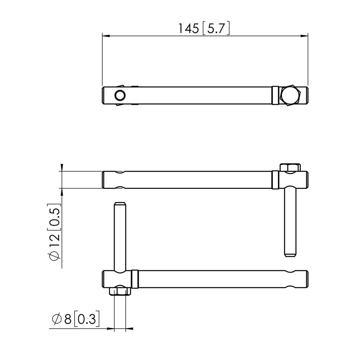Laikiklis Vogels PUA 9503 Profilverbinder für PUC 25xx