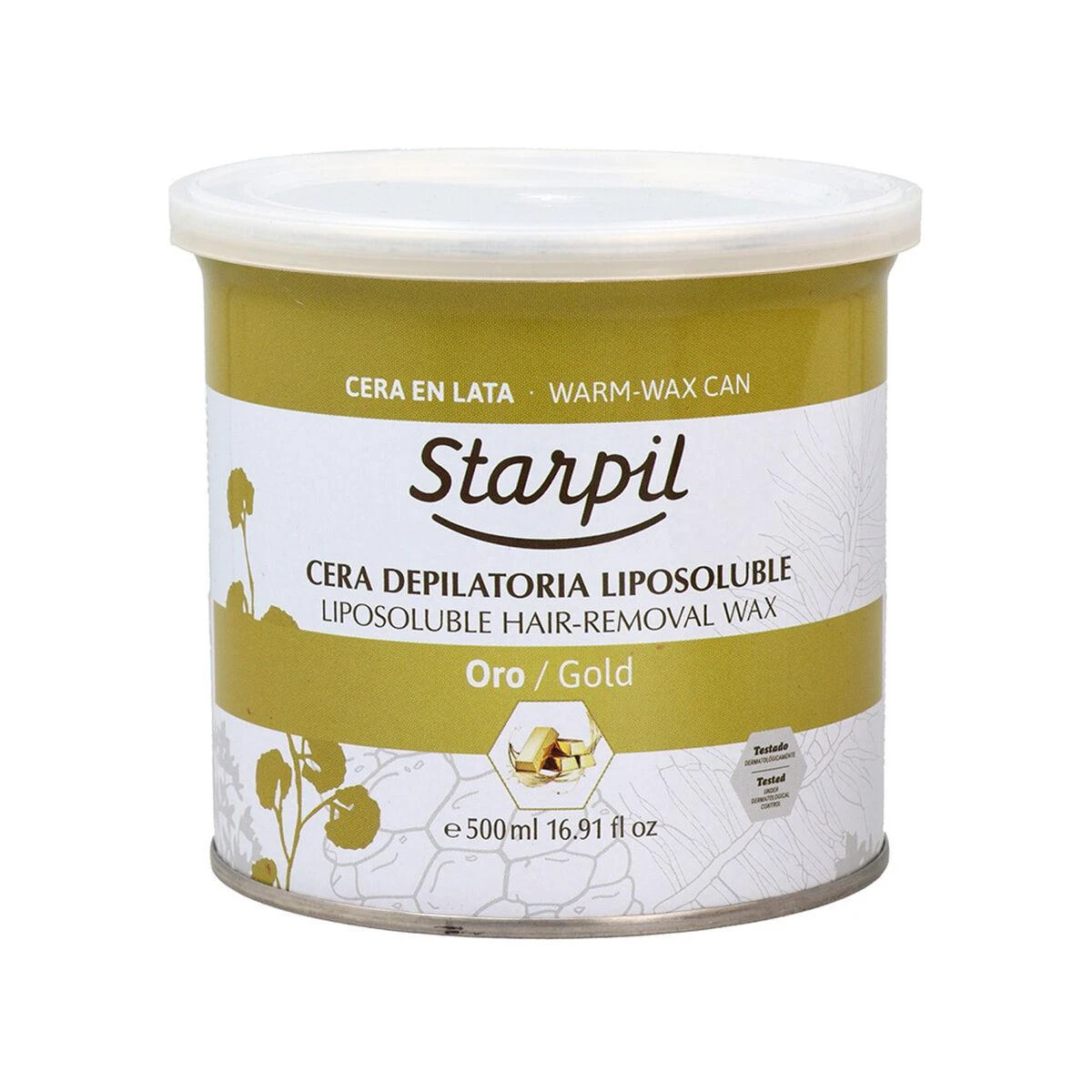 Starpil depiliacinis vaškas auksiniame indelyje 500 ml