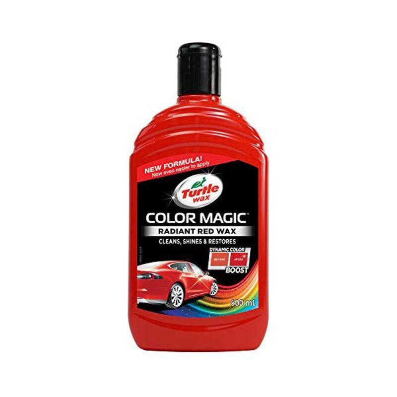 TurtleWax WOSK COLORYZUJĄCY Raudonas 500ML COLOR MAGIC RADIANT Raudonas vaško emulsija / TURTLE WAX