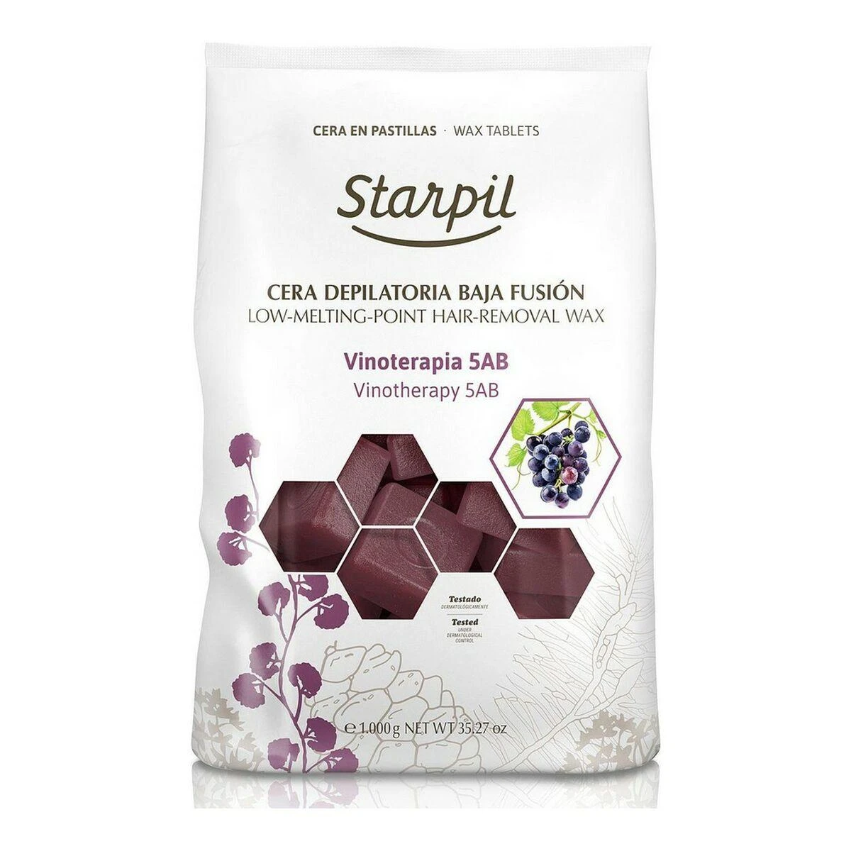 Starpil vyno terapijos vaškas tabletėmis 1kg