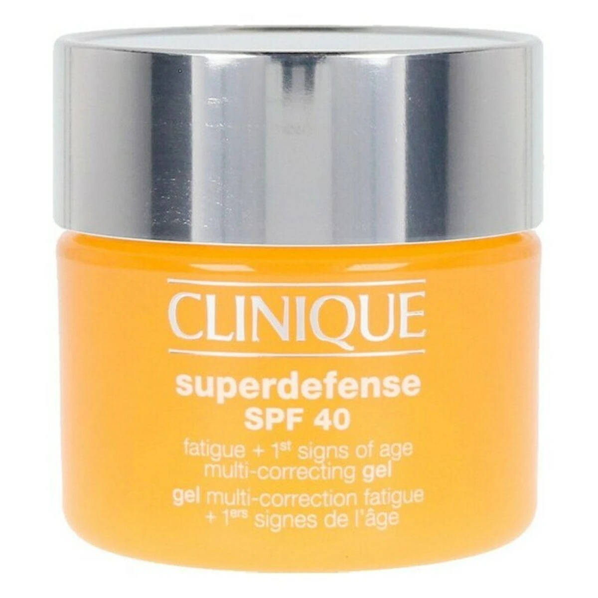 Clinique Superdefense Broad Spectrum SPF 40 Fatigue + First Signs Of Age Multi-correcting Gel jauninamasis veido kremas-gelis, 50 ml