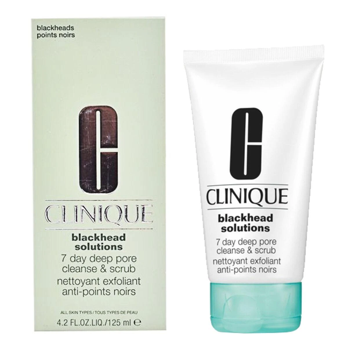 „Clinique Blackhead Solutions 7 Days Deep Pore Cleanse And Scrub“, 125 ml