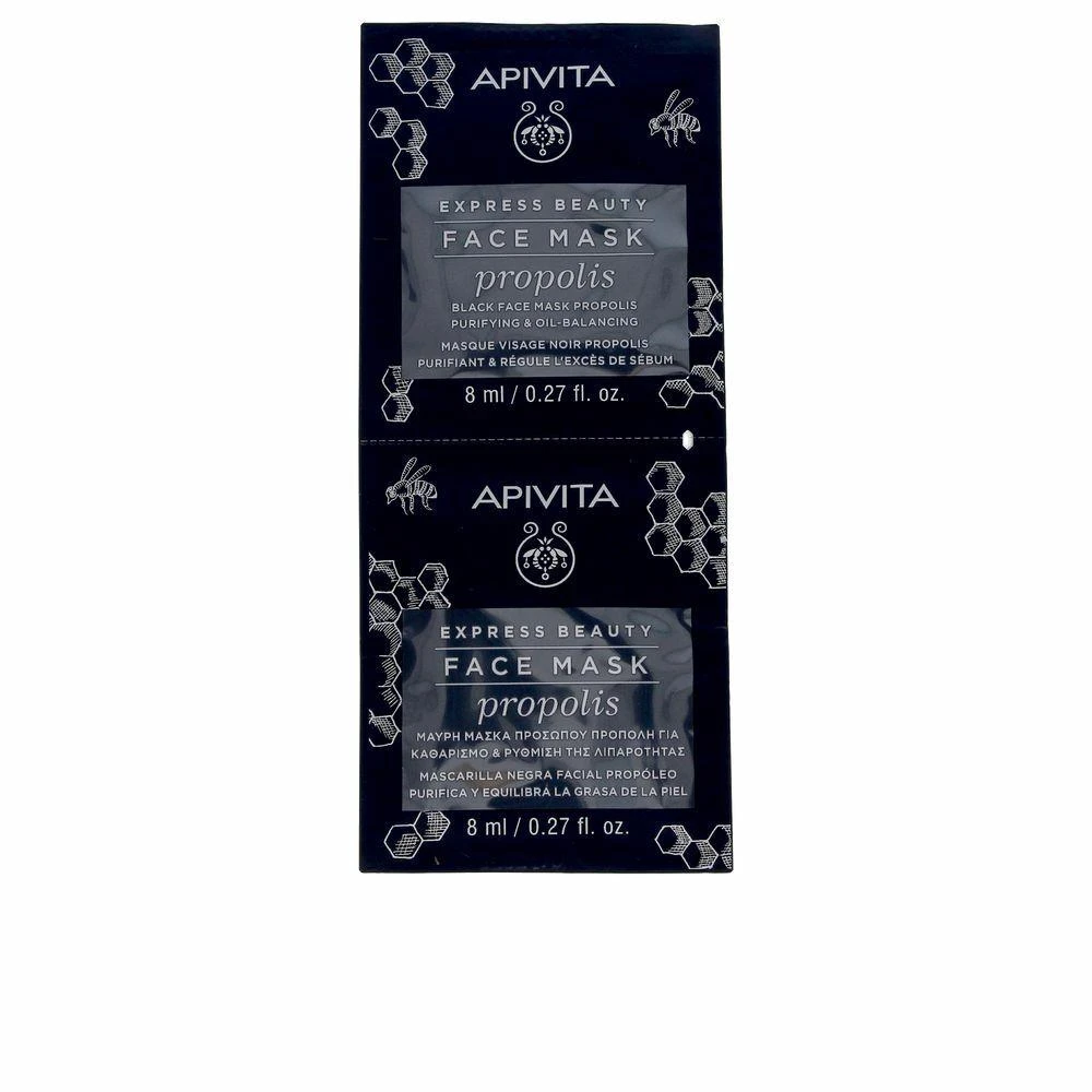 "Apivita" kaukė riebiai odai su propoliu 2x8ml