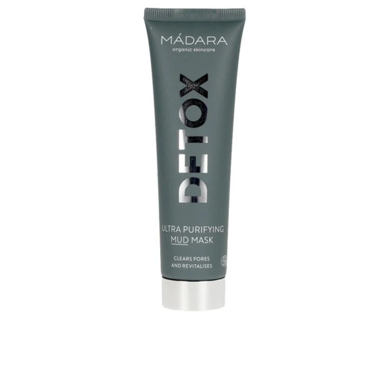 "Mádara Detox Ultra Purifying Mud Mask" 60ml Intensyviai detoksikuojanti veido kaukė