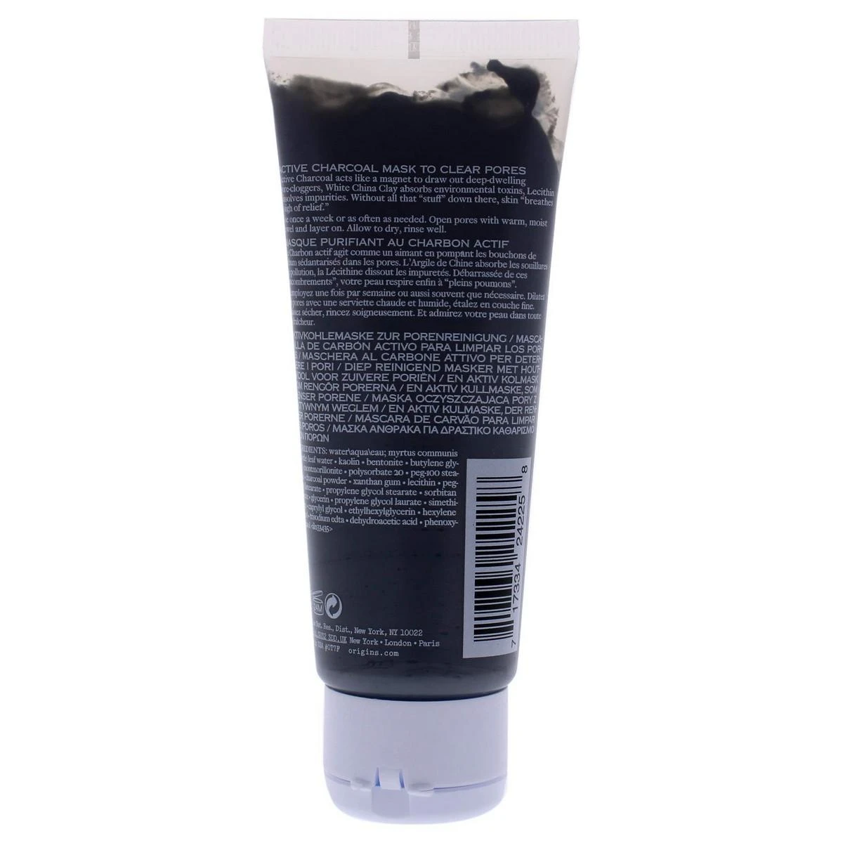 Origins Clear Improvement Active Charcoal Mask To Clear Pores valomoji kaukė su aktyvintosiomis anglimis, 75 ml