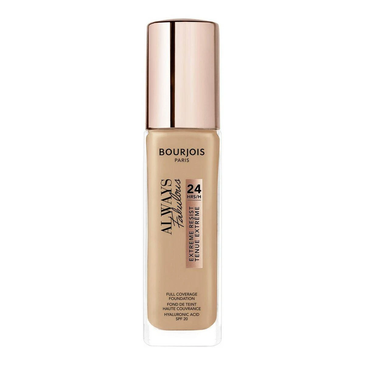 makiažo pagrindas Bourjois Always Fabulous 24h Foundation 400-Rose rusvai gelsvas