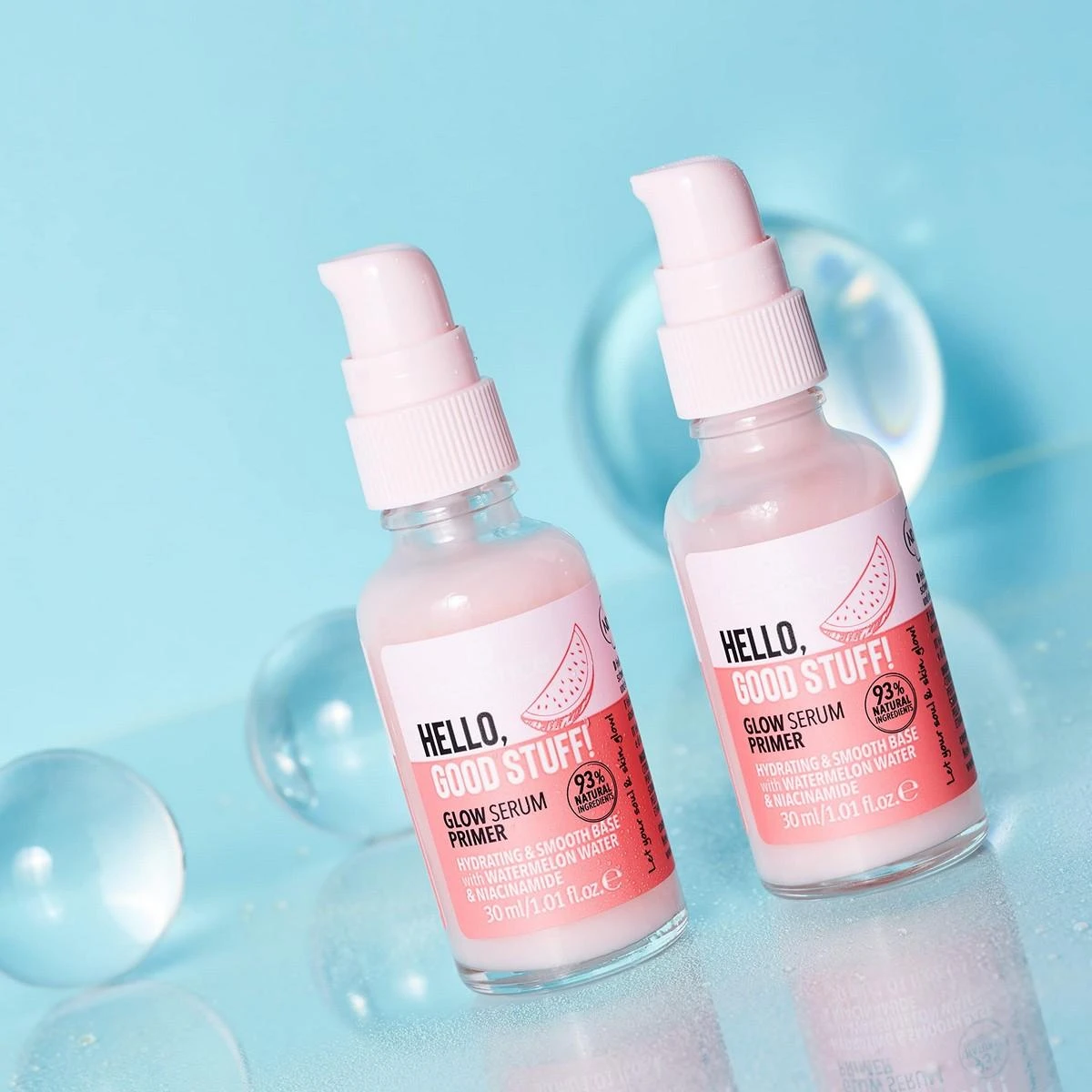 Essence Cosmetics ESSENCE HELLO, GOOD STUFF GLOW SERUM PRIMER veido serumas, 30 ml