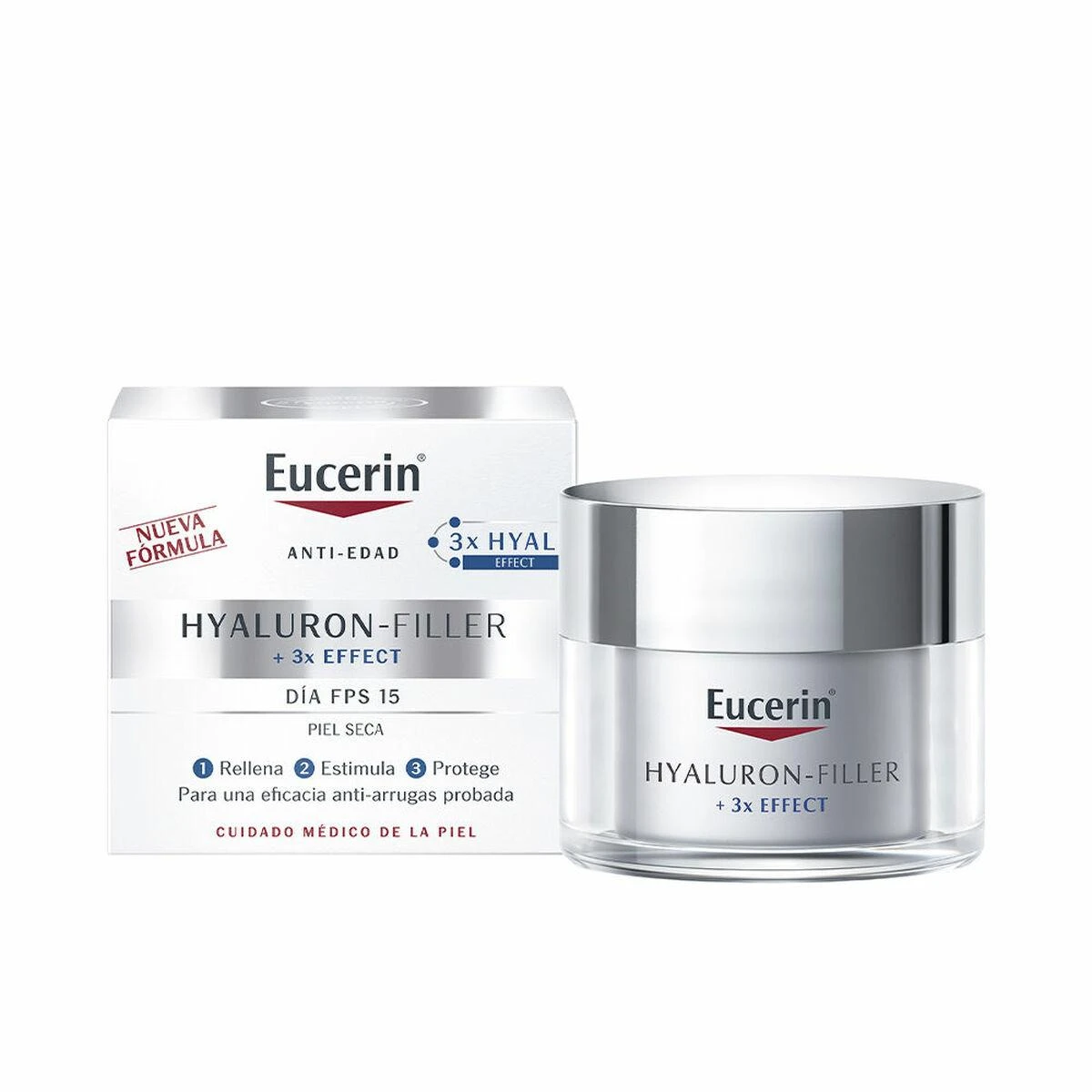 "Eucerin Hyaluron Filler" dieninis kremas sausai odai Spf15, 50ml