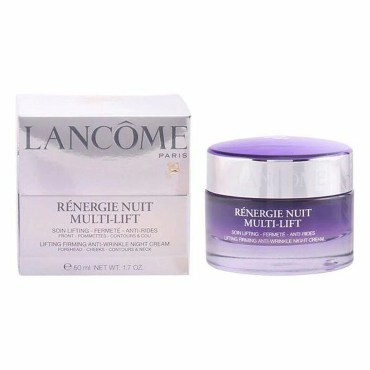 Lancome Renergie Nuit Multi-Lift Redefining Night Kreminis stangrinamasis naktinis veido kremas, 50 ml