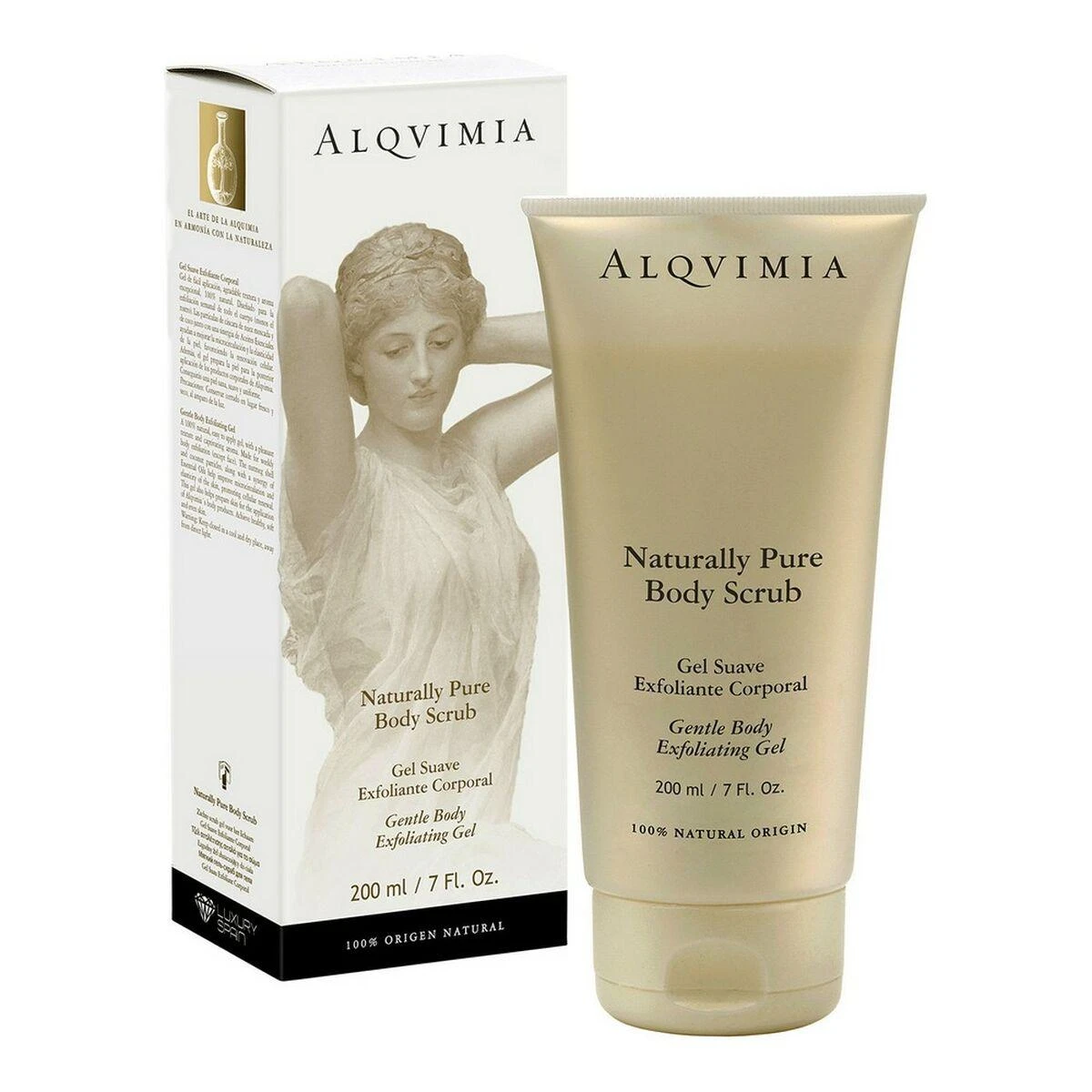 Alqvimia Alquimia Natūraliai grynas kūno šveitiklis 200ml