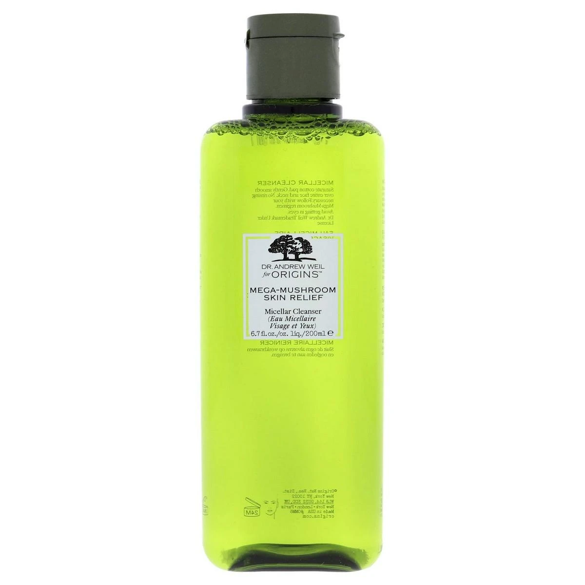 Origins Dr. Andrew Weil for Origins™ Mega-Mushroom Micellar Valiklis valomasis micelinis vanduo, 200 ml
