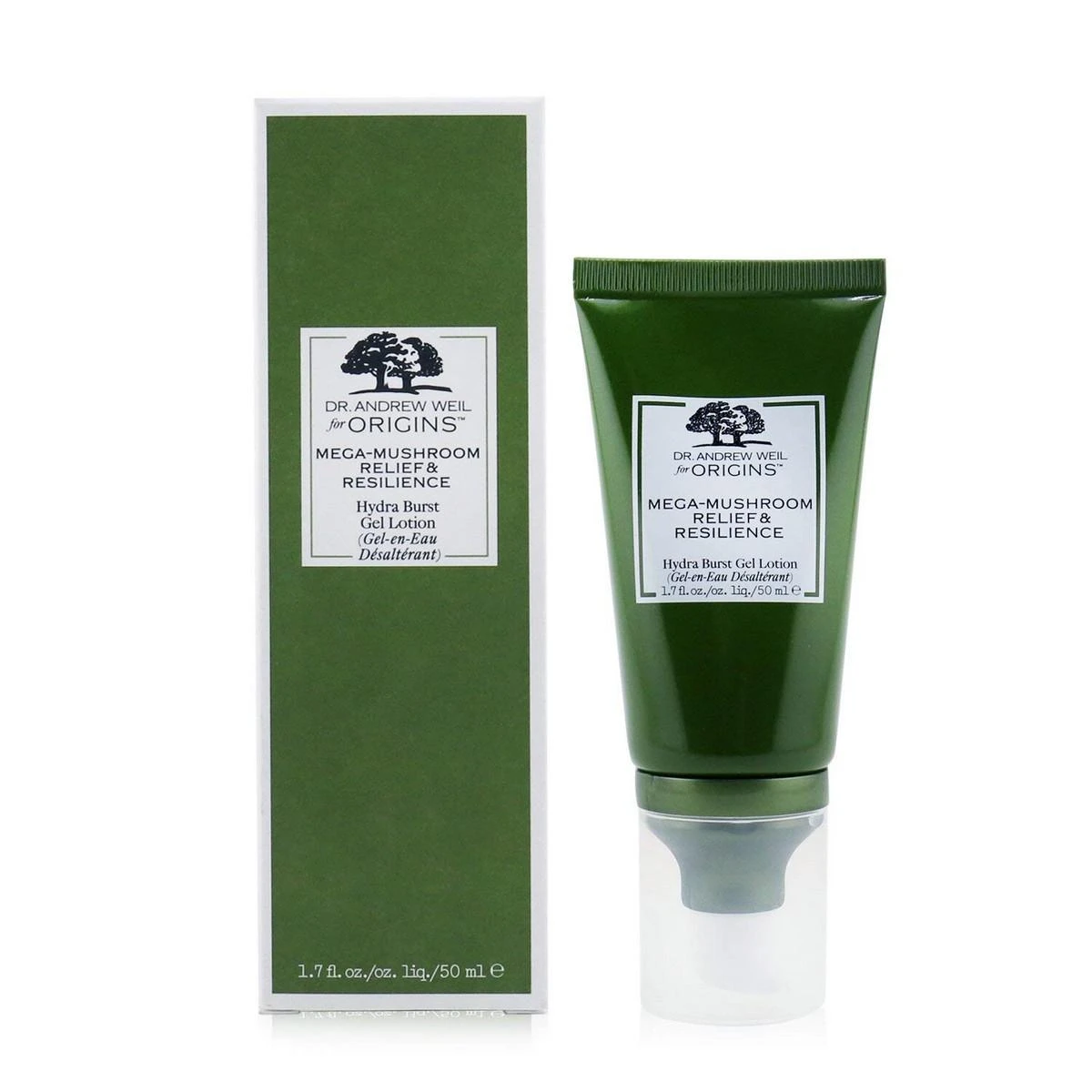 Origins Soothing moisturizing skin gel Dr. Andre w Weil for Origins ™ (Mega-Mushroom Relief & Resilience Hyd 50ml vietinės priežiūros priemonė