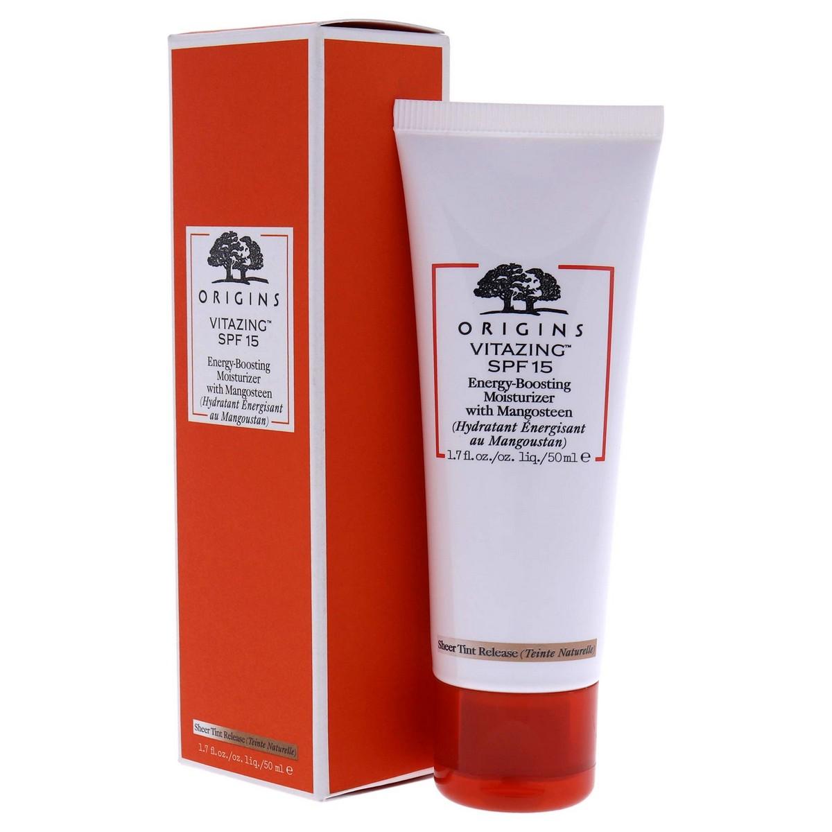 Origins Vitazing Energy-Boosting Moisturizer SPF 15 maitinamoji ir energizuojamoji priežiūros priemonė, 50 ml