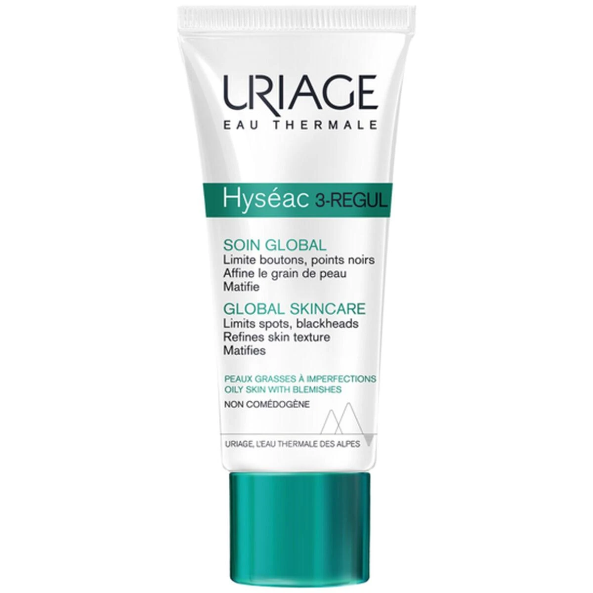 URIAGE veido kremas su atspalviu HYSEAC 3-REGUL GLOBAL, SPF 30, 40 ml