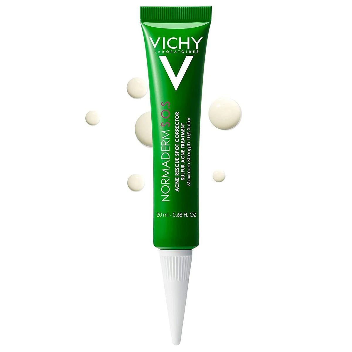 Vichy Normaderm S.O.S Acne Rescue Spot Corrector Kreminis naktinis kremas nuo spuogų, 20 ml