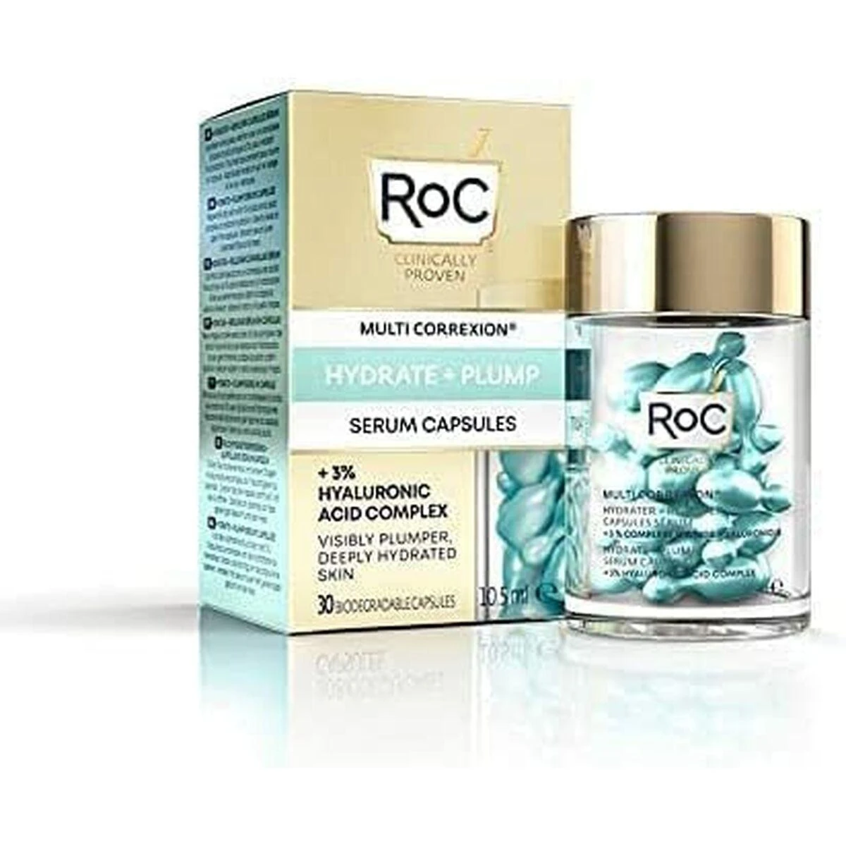 RoC Multi Correxion Hydrate – sodrios serumo kapsulės, 10,5 ml