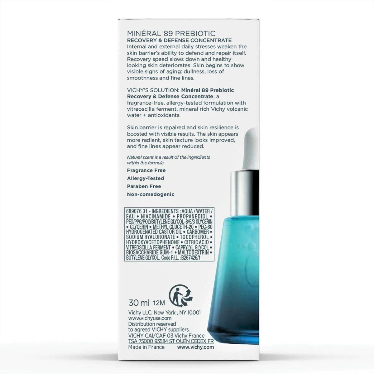 "Vichy Mineral 89" probiotinių frakcijų serumas 30ml