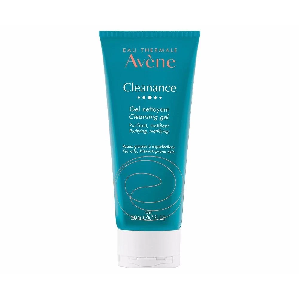 "Avéne Cleanance Gel Nettoyant Purifiant" valomasis matinio efekto gelis be muilo skirtas riebiai odai prižiūrėti 200ml