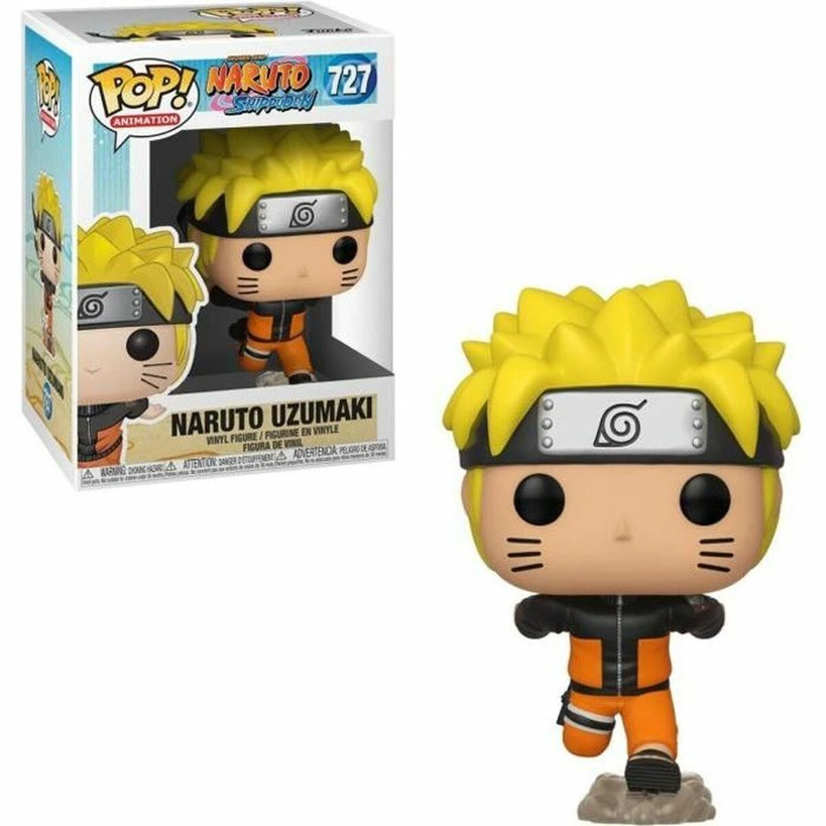 FUNKO POP! Vinilinė figūrėlė: Naruto Shippuden - Bėgantis Naruto Uzumaki, 9,5 cm