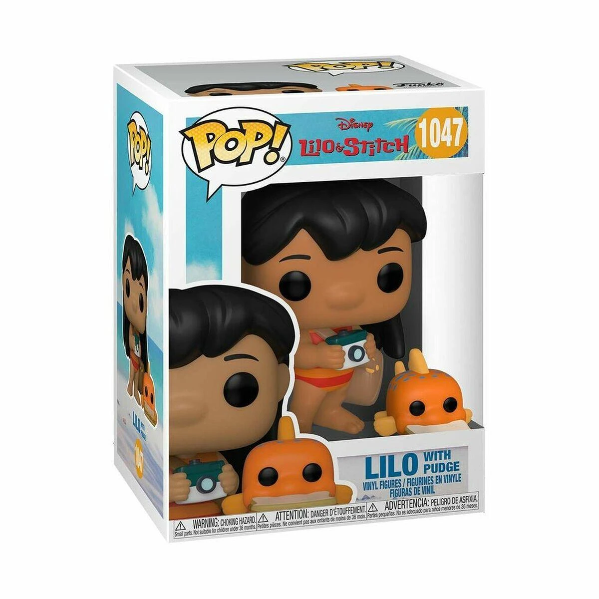 FUNKO POP! Vinilinė figūrėlė: Disney Lilo & Stitch - Lilo with Pudge, 9 cm aprašymas - Prekės nuotrauka