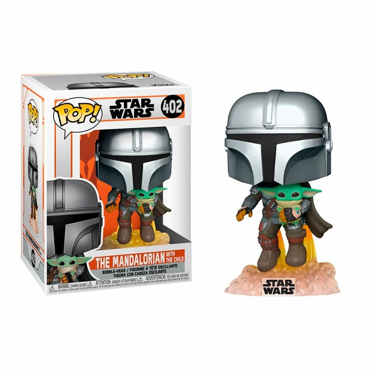 FUNKO POP! Vinilinė figūrėlė STAR WARS: THE MANDALORIAN, 11 cm
