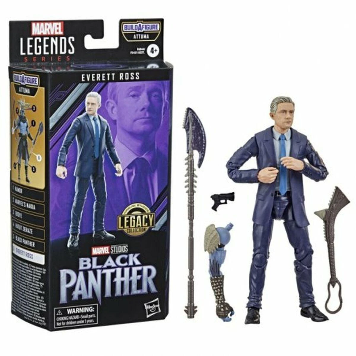 Veiklos rodikliai Hasbro Juodas Panther Everett Ross