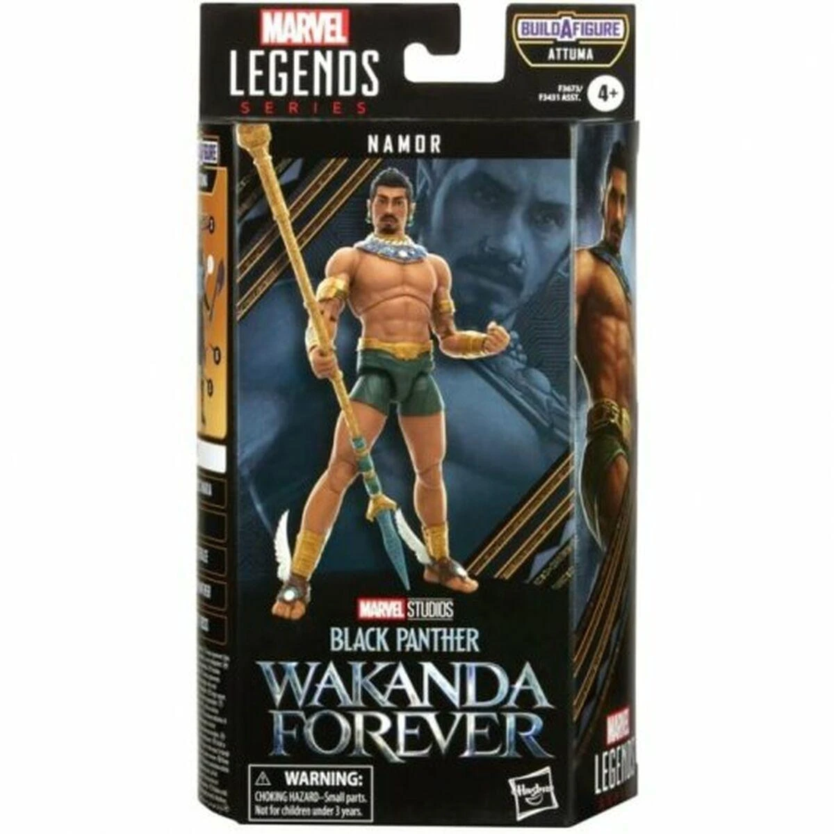Figūrėlė Hasbro Marvel Studios: Juodas Panther Namor, Toy figure, Movie & TV series