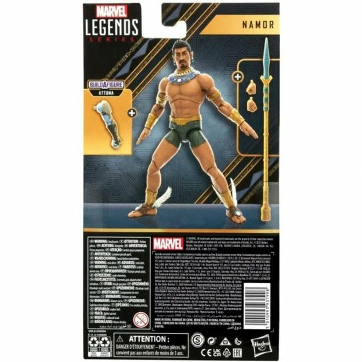 Figūrėlė Hasbro Marvel Studios: Juodas Panther Namor, Toy figure, Movie & TV series