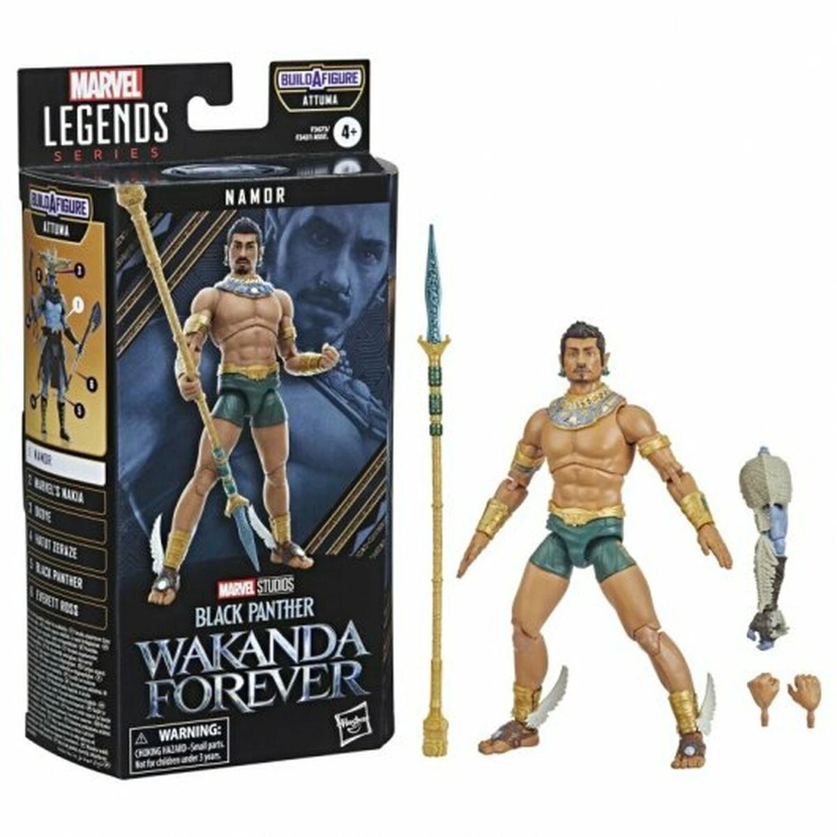 Figūrėlė Hasbro Marvel Studios: Juodas Panther Namor, Toy figure, Movie & TV series