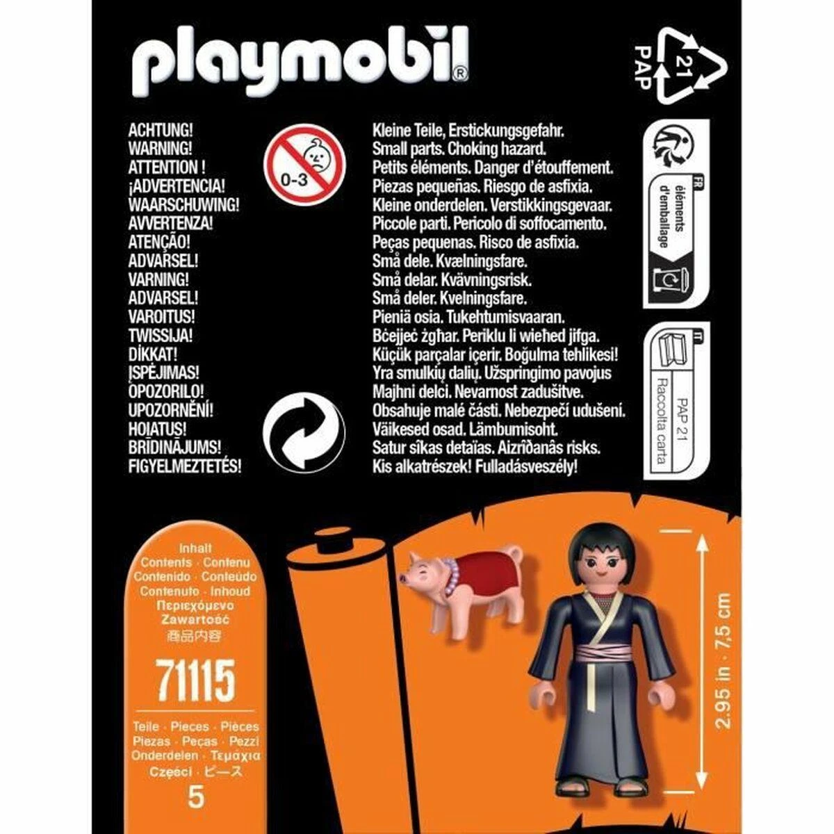71115 Playmobil Naruto Shizune, 5 d.